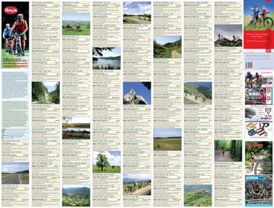 Harta Schubert &Franzke cicloturism 100 de excursii in jurul Clujului [0]