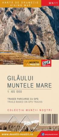 Harti si carti - Harta Schubert&Franzke Muntii Gilaului Muntele Mare