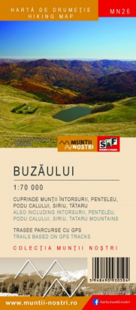 Harti turistice - Harta Schubert&Franzke Muntii Buzaului