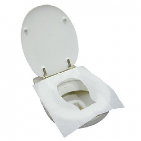 Accesorii igiena - Set hartie pentru acoperirea colacului de toaleta Travelsafe TS61, 10 bucati