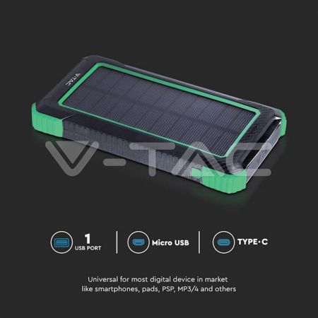 Incarcator Solar V-Tac Power Bank 10000 mAh [8]
