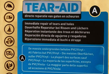Kit de reparatii Tear Aid A [2]