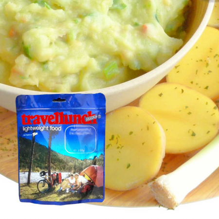 Aliment instant - Mancare deshidratata Travellunch Mashed potatoes with leek - vegetarian, fara gluten 51159G 125g