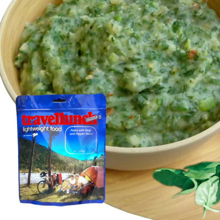 Aliment instant - Mancare deshidratata Travellunch Spinach Mash Potatoes - vegetarian, fara gluten 51156G 125g