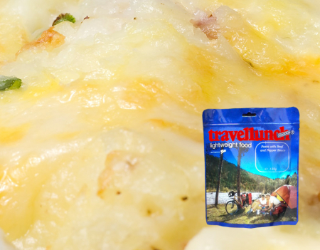 Aliment instant - Mancare deshidratata Travellunch Mashed Potatoes, with Ham and Leek 50257E 250g