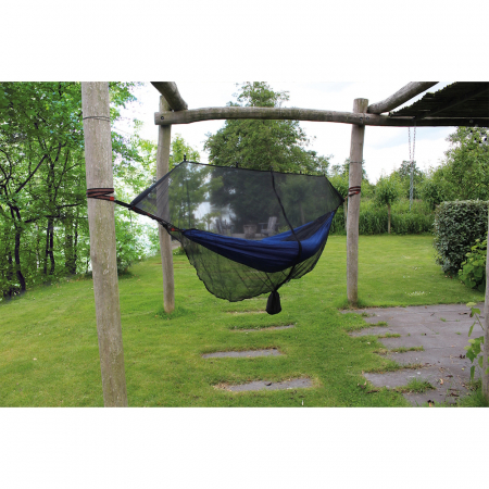 Dormit in aer liber - Plasa de tantari pt hamac TravelSafe Bug Net TS0134, 340x140cm, 1 persoana