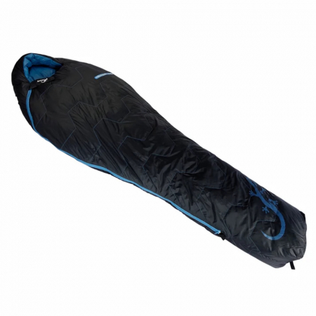 Saci de dormit cu puf - Sac de dormit cu puf Freetime Micropak 1500D (-9/-16/-37°C), albastru, 1500g, 215x85cm, impachetat 38x21cm