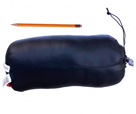 Sac de dormit cu puf Freetime Nanopak 600D (5/0/-15°C), 600g, 210cm, latime 78/50cm, impachetat 27x13cm [1]
