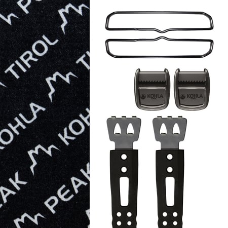 Piele foca - Set piele de foca "Do it Yourself" Kohla Mohairmix 135 mm x 180 cm lungime max ski 190 cm