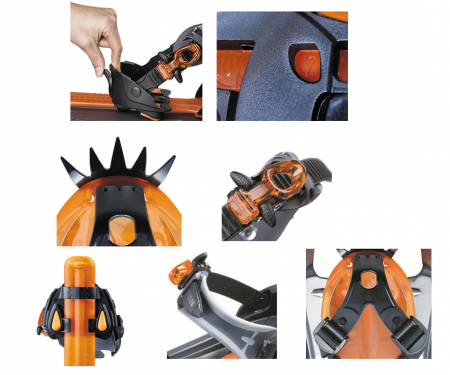 Set rachete de zapada Inook Expert, (pereche), gri/negru, 34-47EU, 120 kg [15]