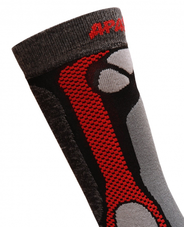 Sosete de iarna cu lana merino 55% Apasox Marmolada [3]