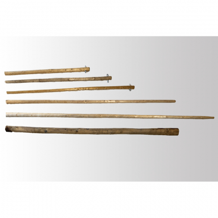 Stalp cort din lemn natur, pentru cort stretch de evenimente tip safari African diferite lungimi [4]