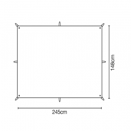 Tenda Terra Nova Competition Tarp 1, 290g, 148x245cm [3]