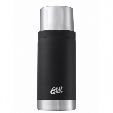 Bucatarie de tabara - Termos Esbit Sculptor 750ml black VF750SC-BK, negru
