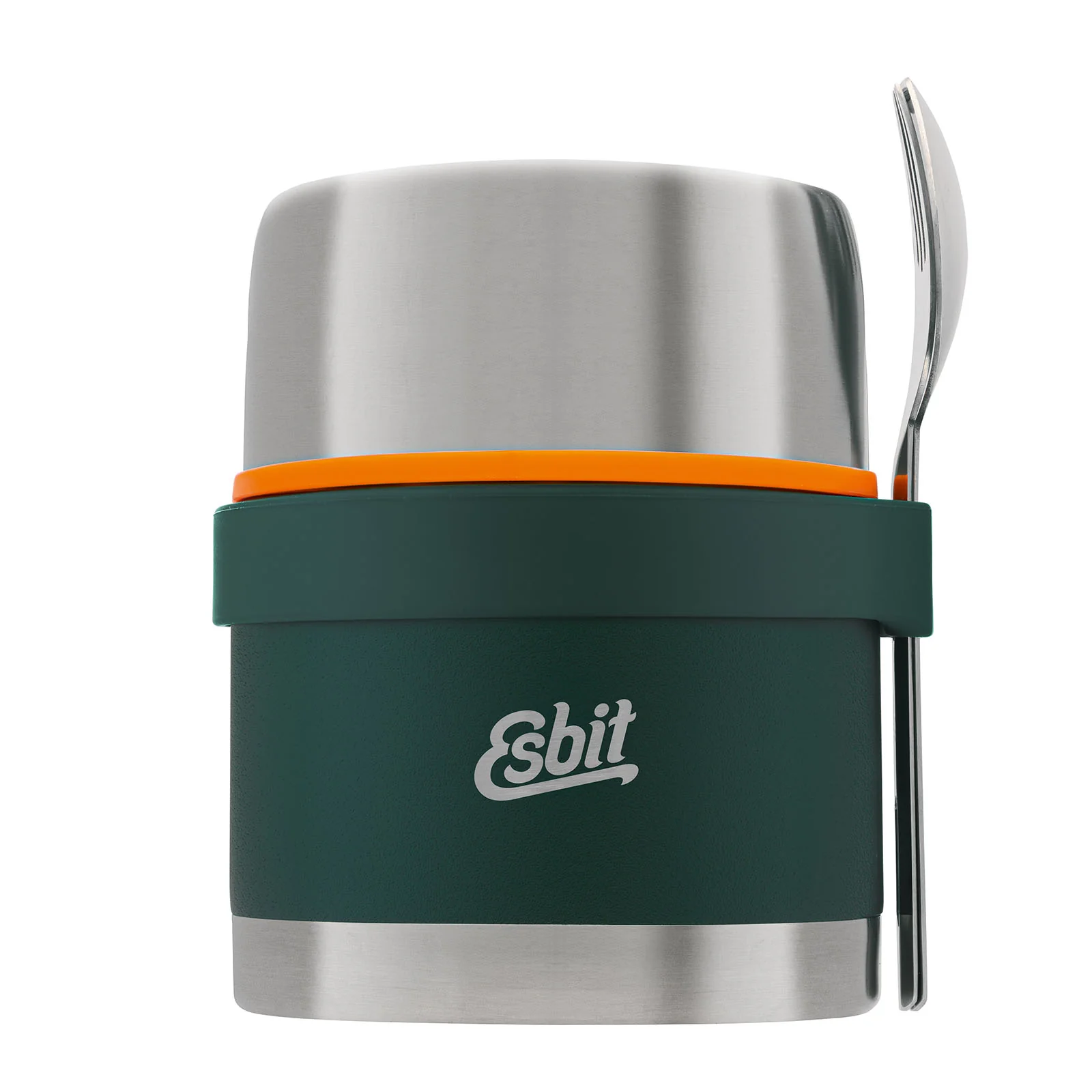 Termosuri - Termos pentru mancare solida si supa cu set tacam Esbit  FJ500-FGN-2SL-S, verde, inox, 500ml