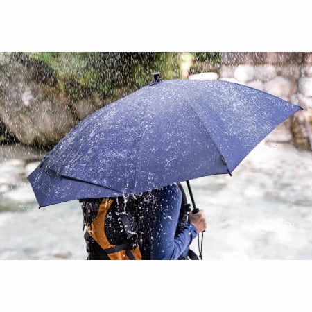 Umbrela trekking EuroSCHIRM Swing Backpack W2B69050, Ø100cm, 350g, extensie pentru rucsac Ø110cm, husa, rezistenta vant 120km/h [10]