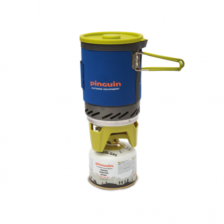 Aragazuri & arzatoare camping - Arzator Pinguin Aura, 1280W, 1l, schimbator de caldura, aprinzator piezzo