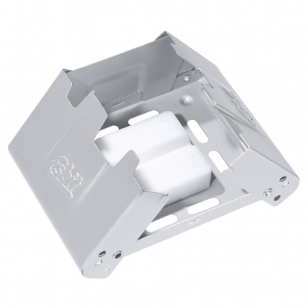 Aragazuri & arzatoare camping - Arzator spirt solid Esbit Pocket 00222700, spirt 2x27g inclus, cu scut impotriva vantului