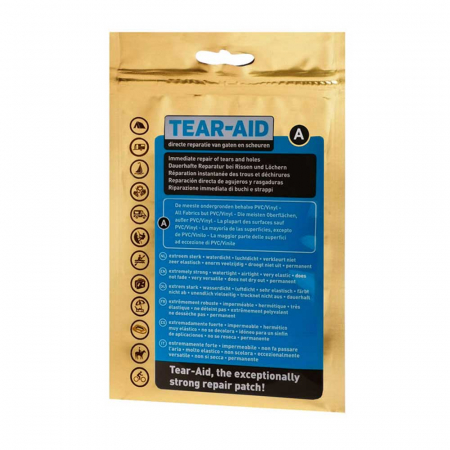 Intretinere echipament - Kit de reparatii Tear Aid A, 30x8 cm, transparent