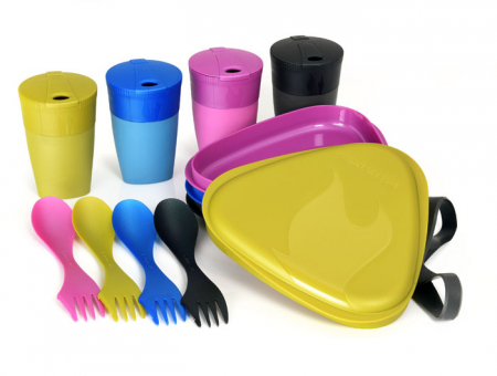 Vesela camping - Set vase Light My Fire DiningKit 4 persoane