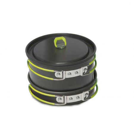 Vesela camping - Set vase Pinguin Rover L, 4-6 persoane