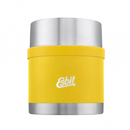 Termosuri - Termos inox pentru mancare solida si supa Esbit Sculptor FJ500SC-SY, galben, 0.5 litri