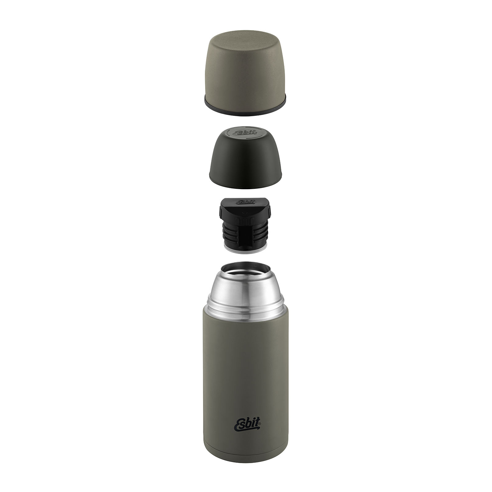 Termos inox lichide Esbit VF750OG, 0.75 litri, verde oliv [1]