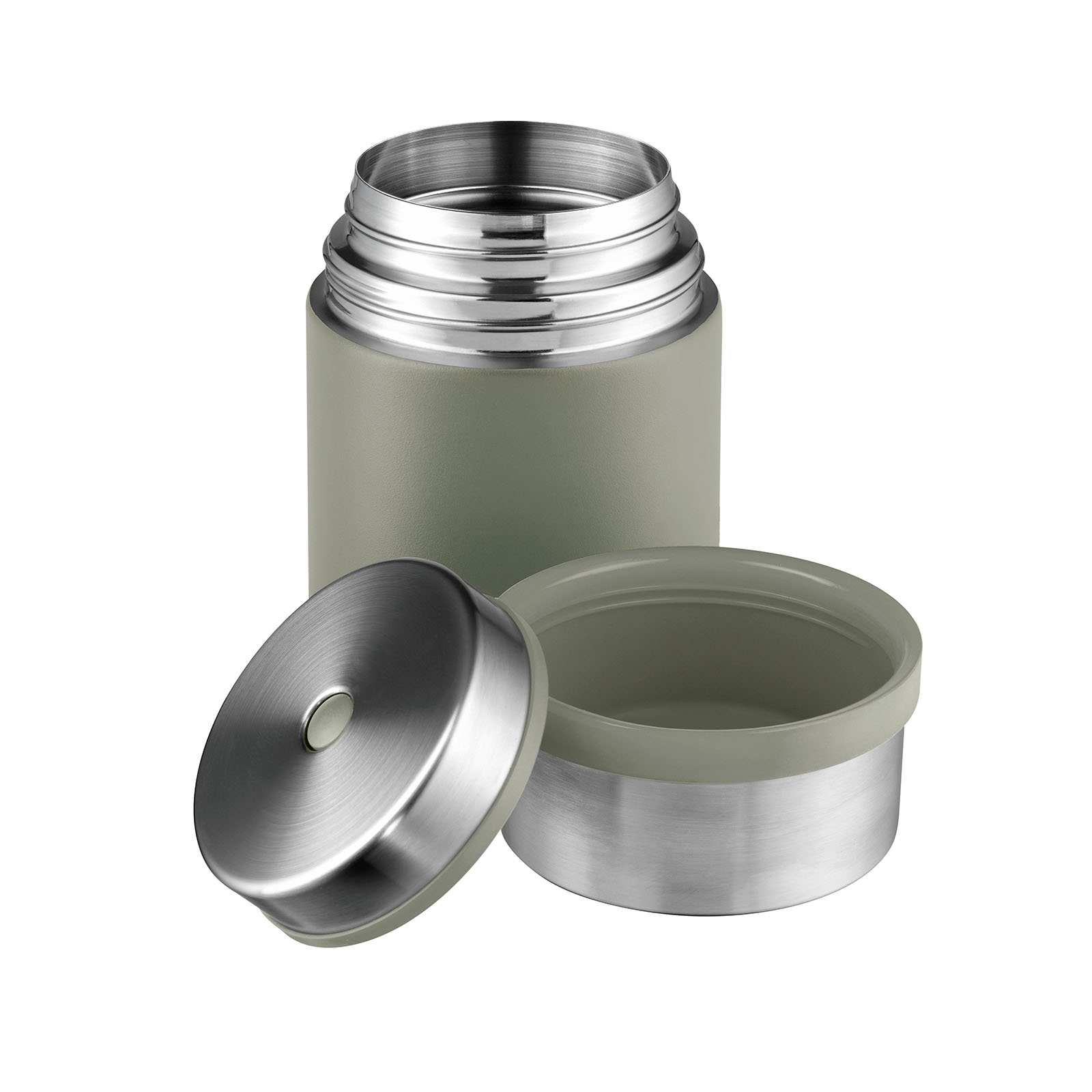 Termos inox pentru mancare solida si supa Esbit Sculptor FJ500SC-SG, gri, 0.5 litri [2]