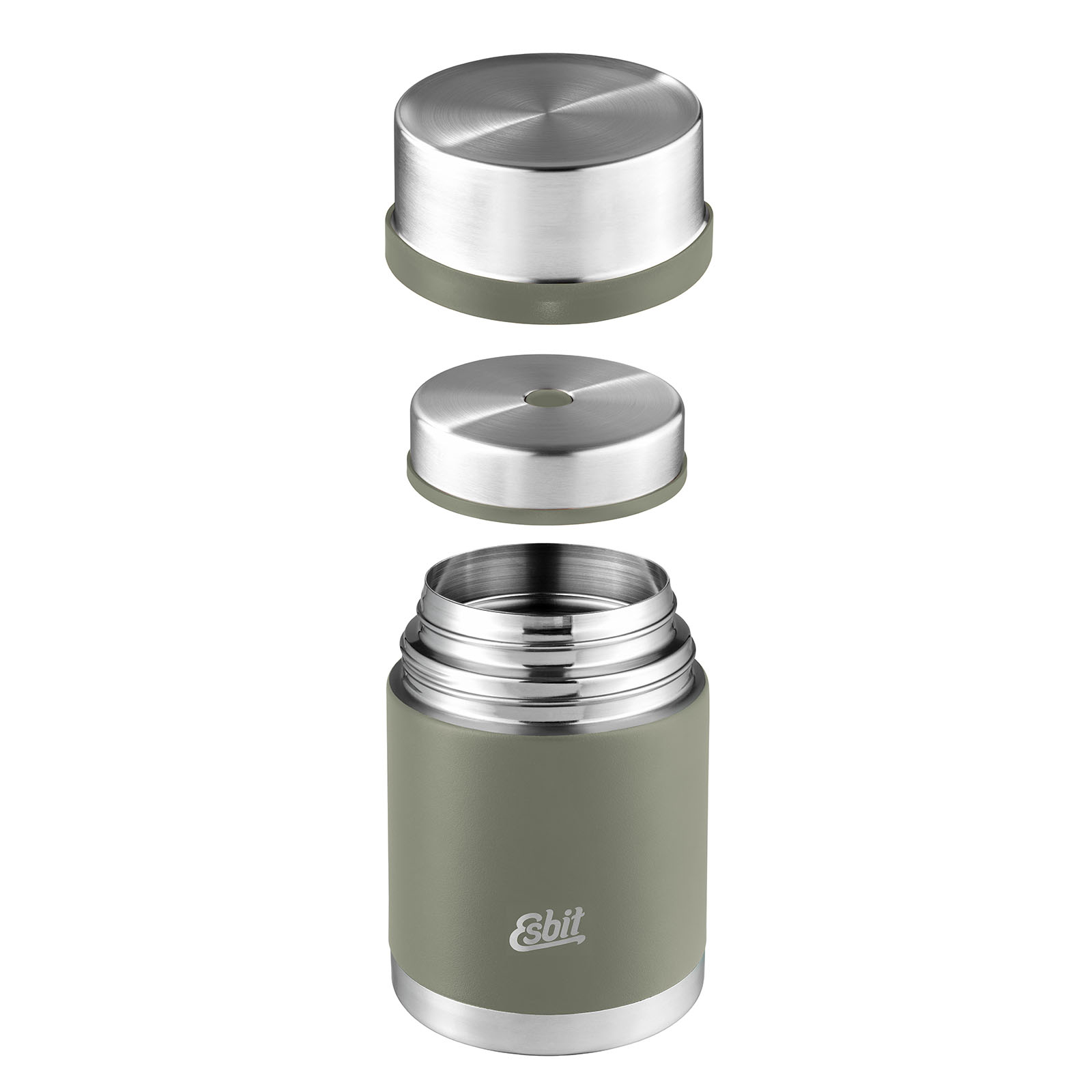 Termos inox pentru mancare solida si supa Esbit Sculptor FJ500SC-SG, gri, 0.5 litri [1]