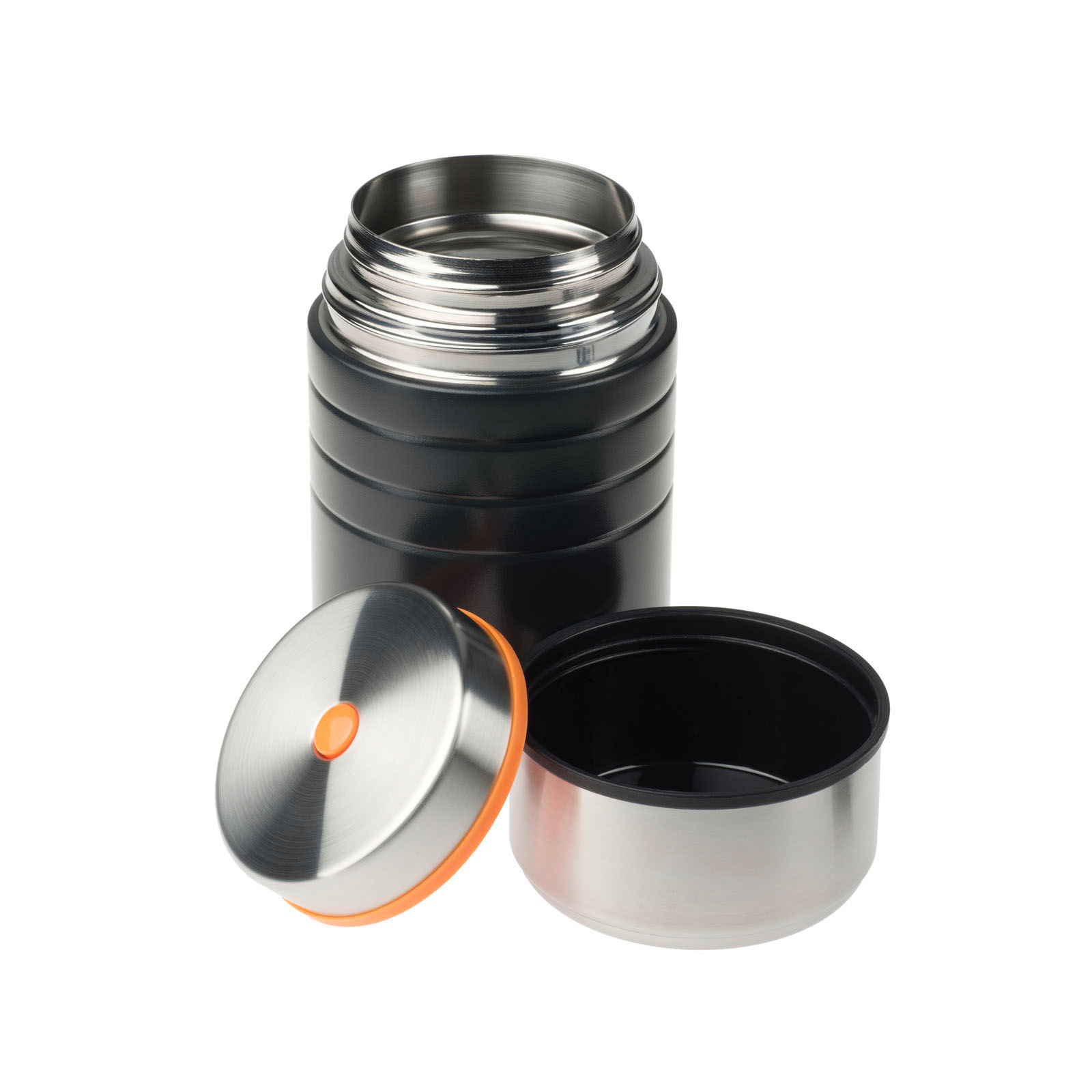 Termos inox pentru mancare solida si lichide Esbit Majoris FJ600TL-DG, 0.6 litri, negru [2]