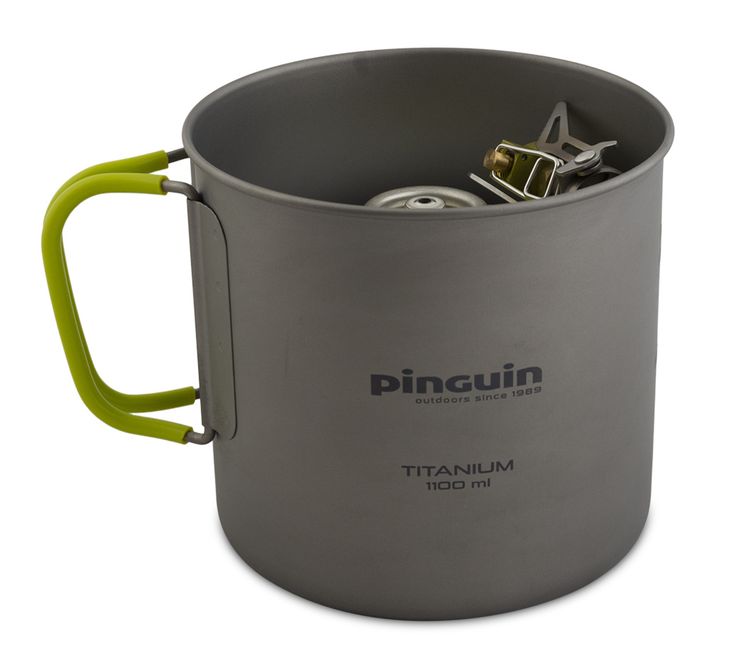 Vas titaniu cu capac Pinguin 1100 ml [1]