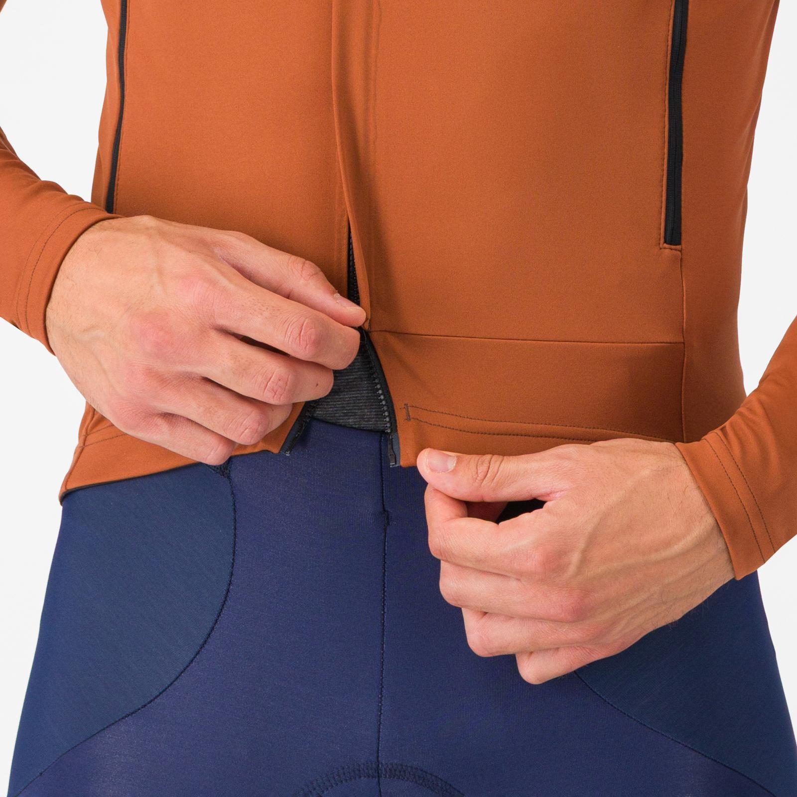 Jacheta Castelli Perfetto RoS 3, pt barbati, maro mocha/negru reflex, M [5]