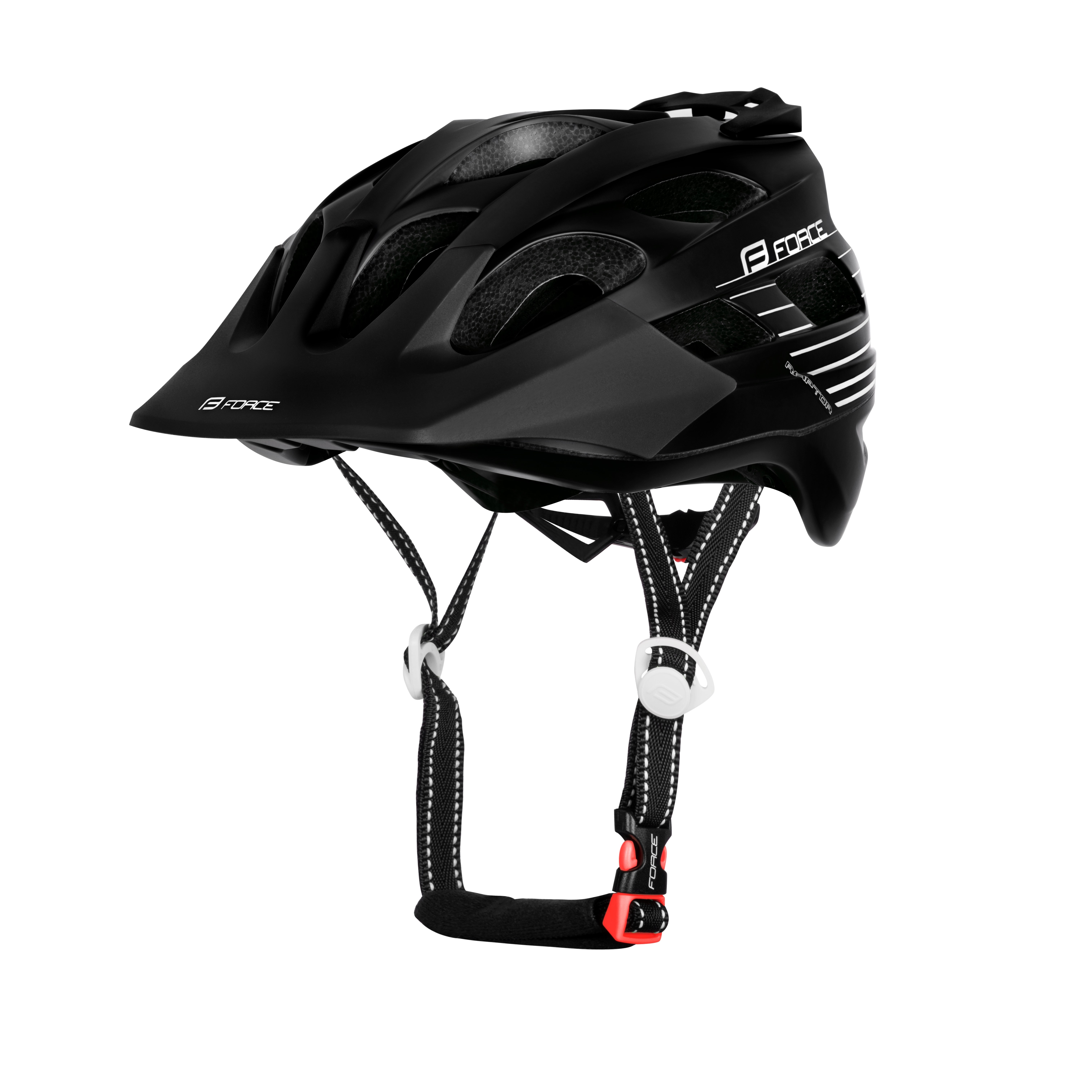 Echipament protectie - Casca Force Raptor MTB negru/alb L/XL