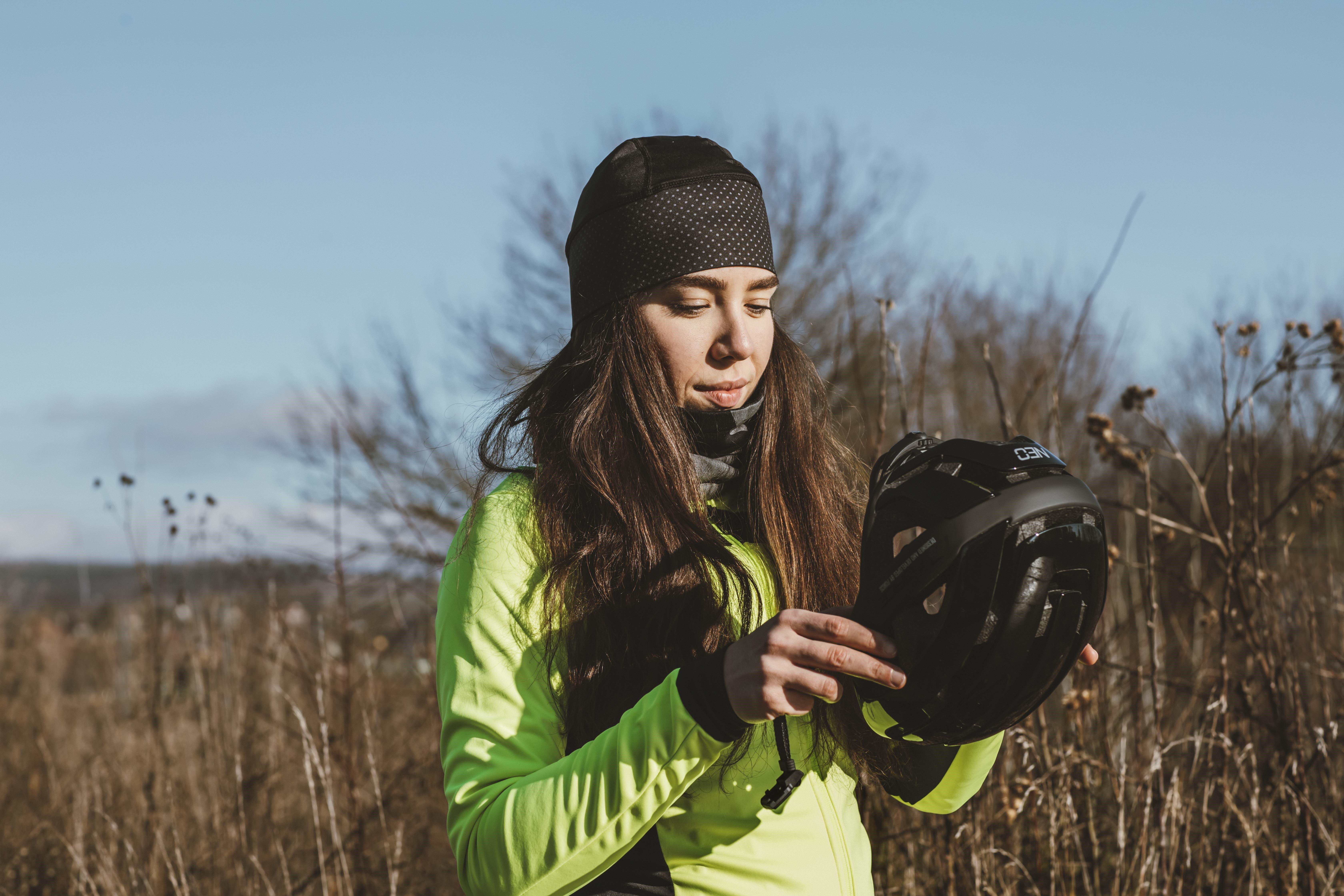 Caciula sub casca Force Points warm, neagra, L-XL [2]