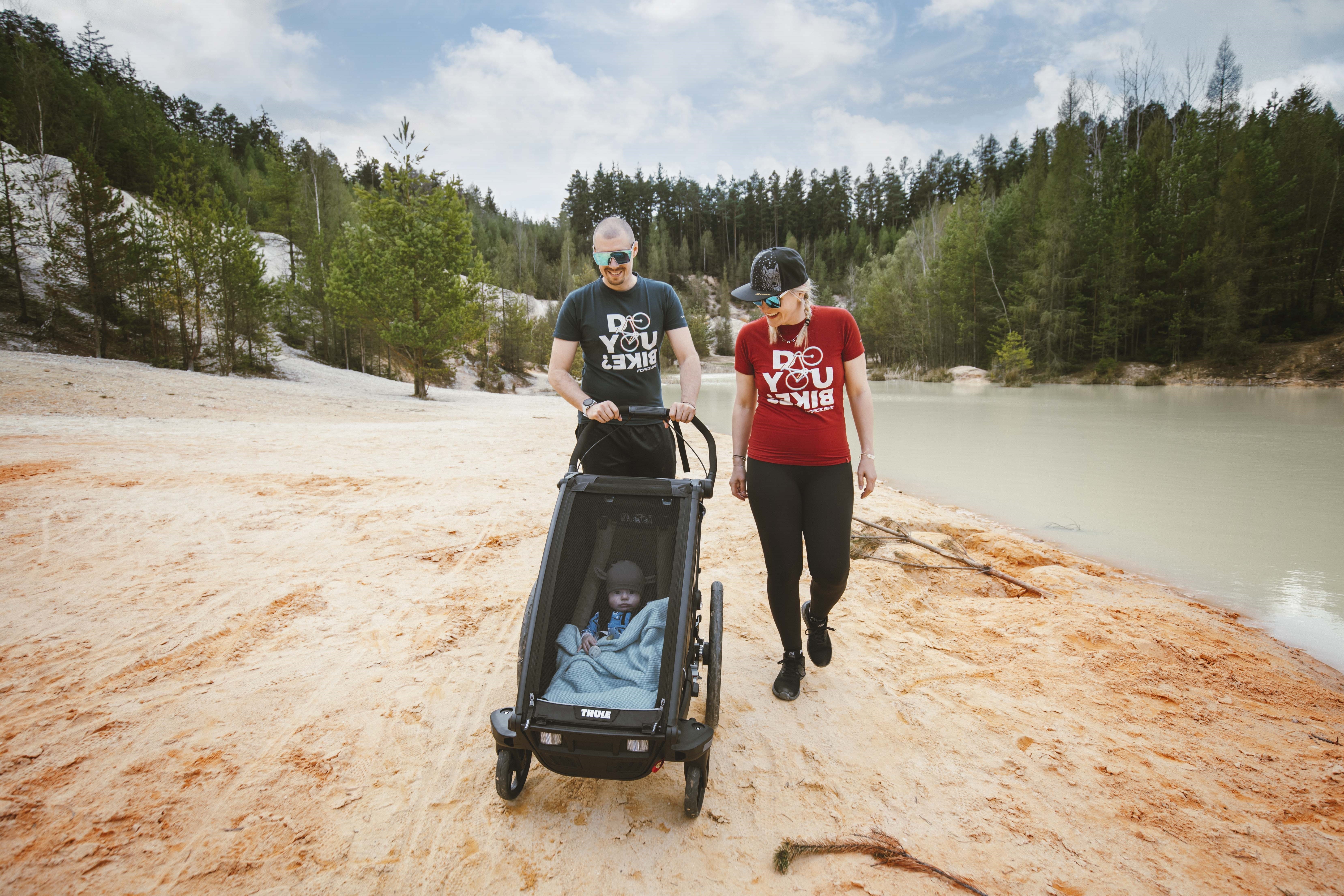 Tricou ciclism Force Bike, rosu, 3XL [4]