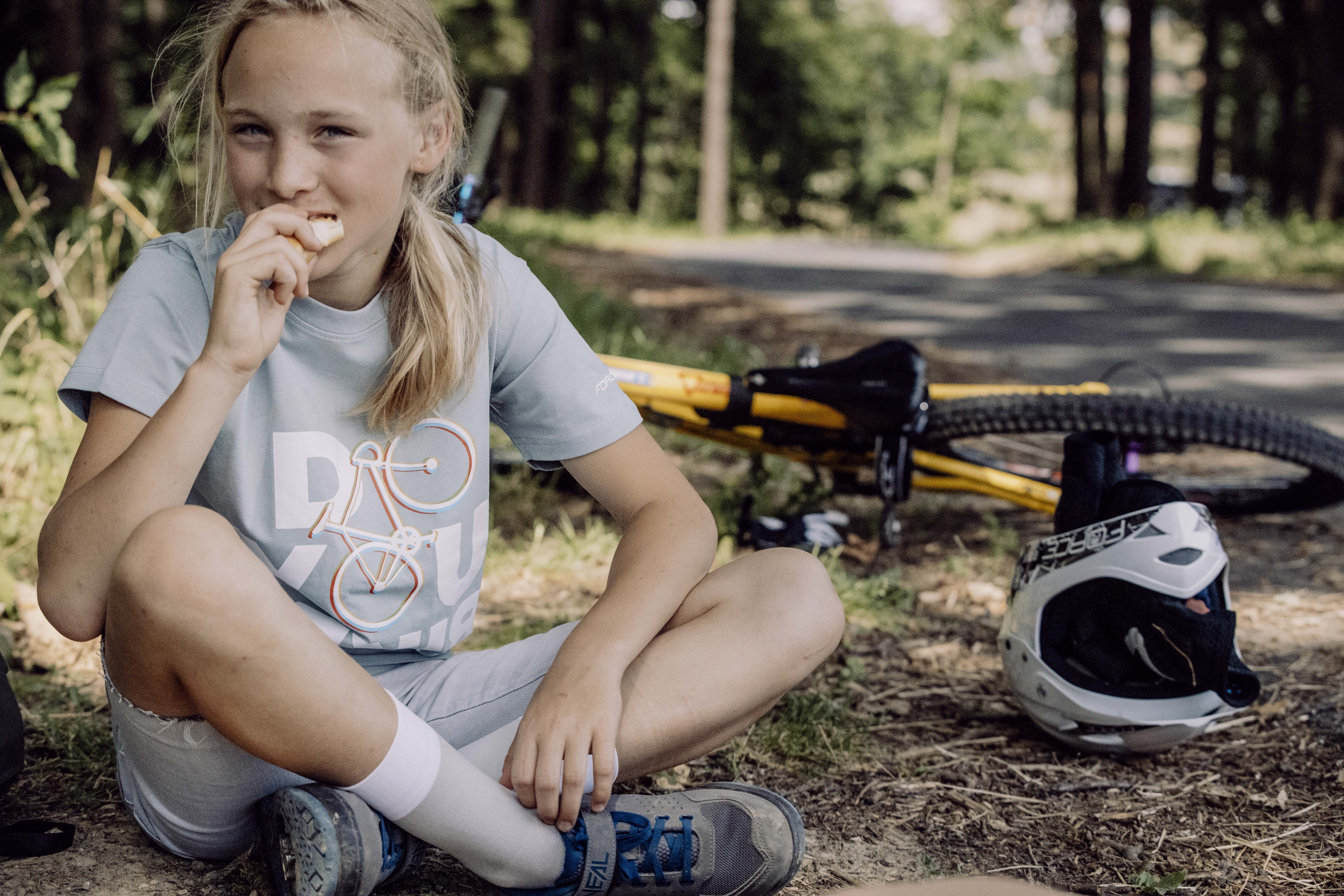 Tricou ciclism Force Bike, gri/verde, XS [4]