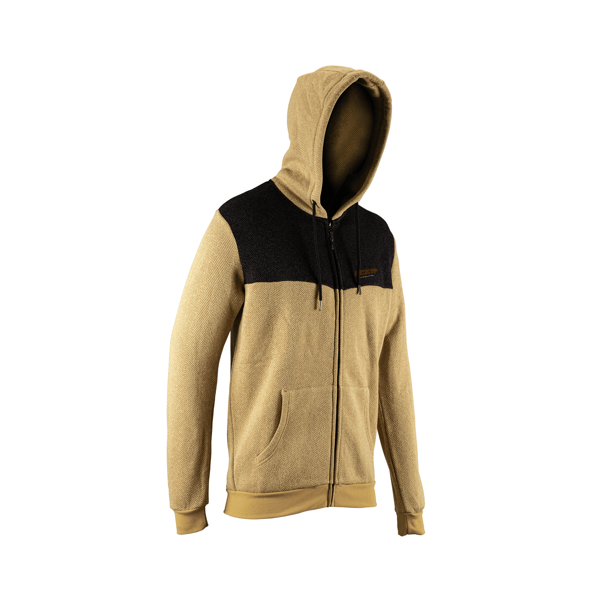 Tricouri si bluze ciclism - Hanorac Leatt Tech Zip-Hoodie Brass Brown L
