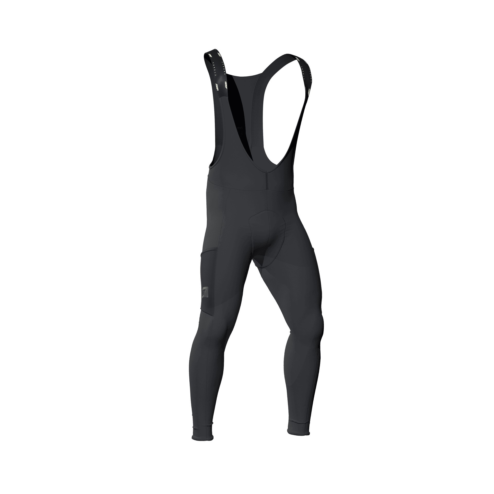 Imbracaminte ciclism - Pantaloni lungi cu bretele Leatt MTB ThermaFlow 4.0 Black L