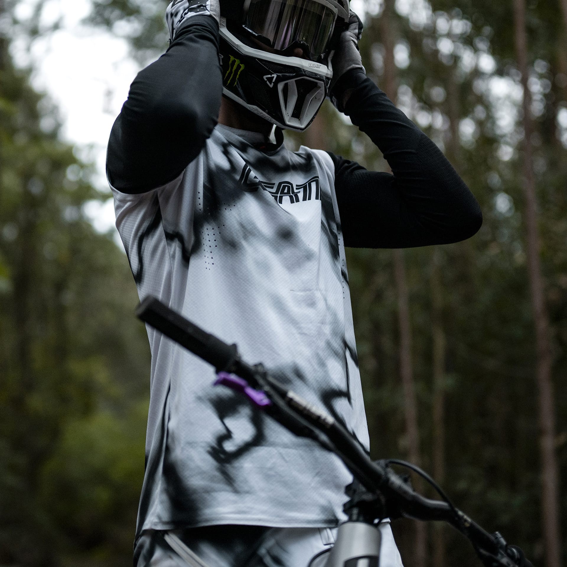 Tricou Leatt MTB Gravity 8.0 Heatmap White XL [4]