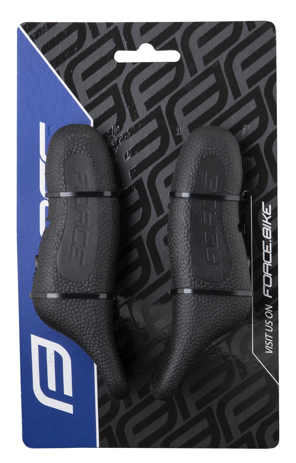 Extensii ghidon Force Rab AL 12cm cauciuc negru [3]