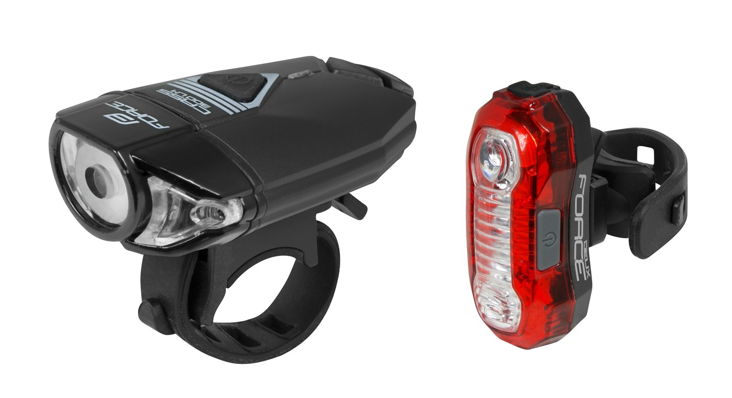 Lumini - Set lumini Force Express USB, cu acumulator, fata/spate