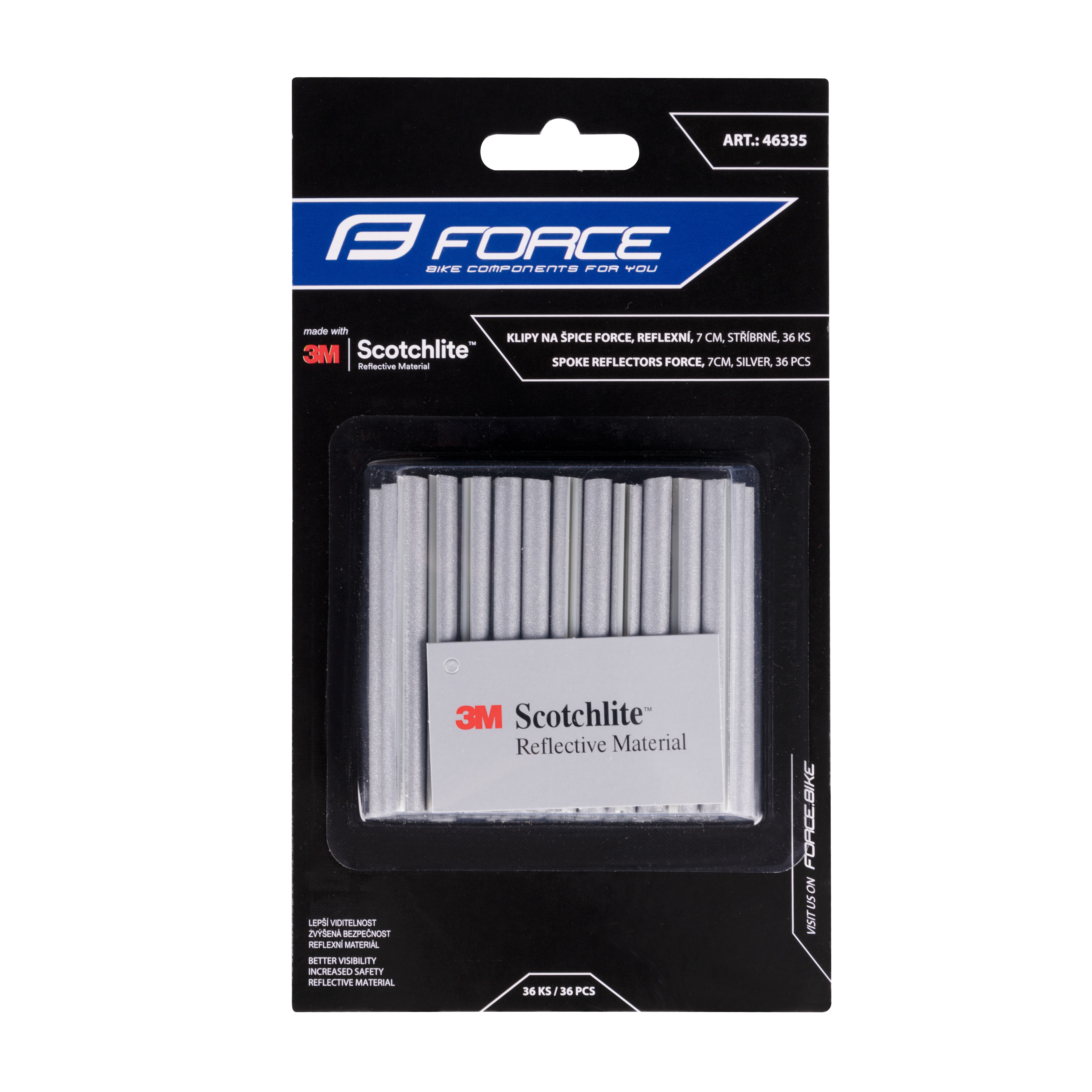 Reflectorizanti spite Force 7 cm Set 36 bucati [2]