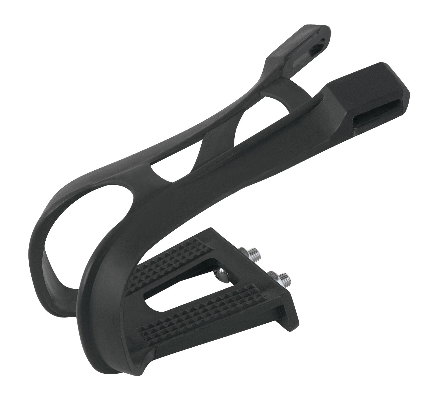 Accesorii pedale - Clipsuri FORCE MTB plastic, pentru curele, Negre
