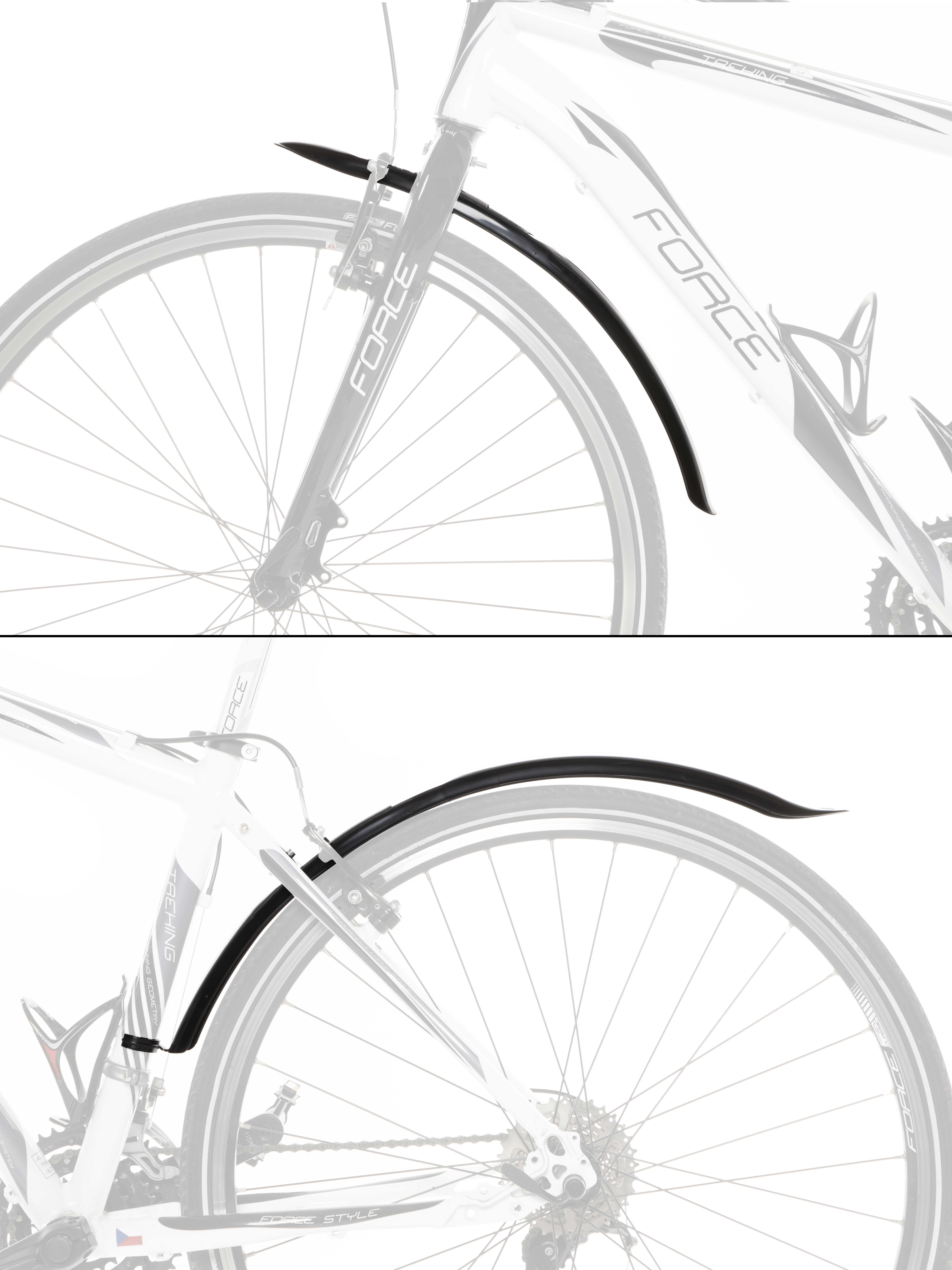 Set Aparatori Force 24-28 Sport Plastic Negre [3]