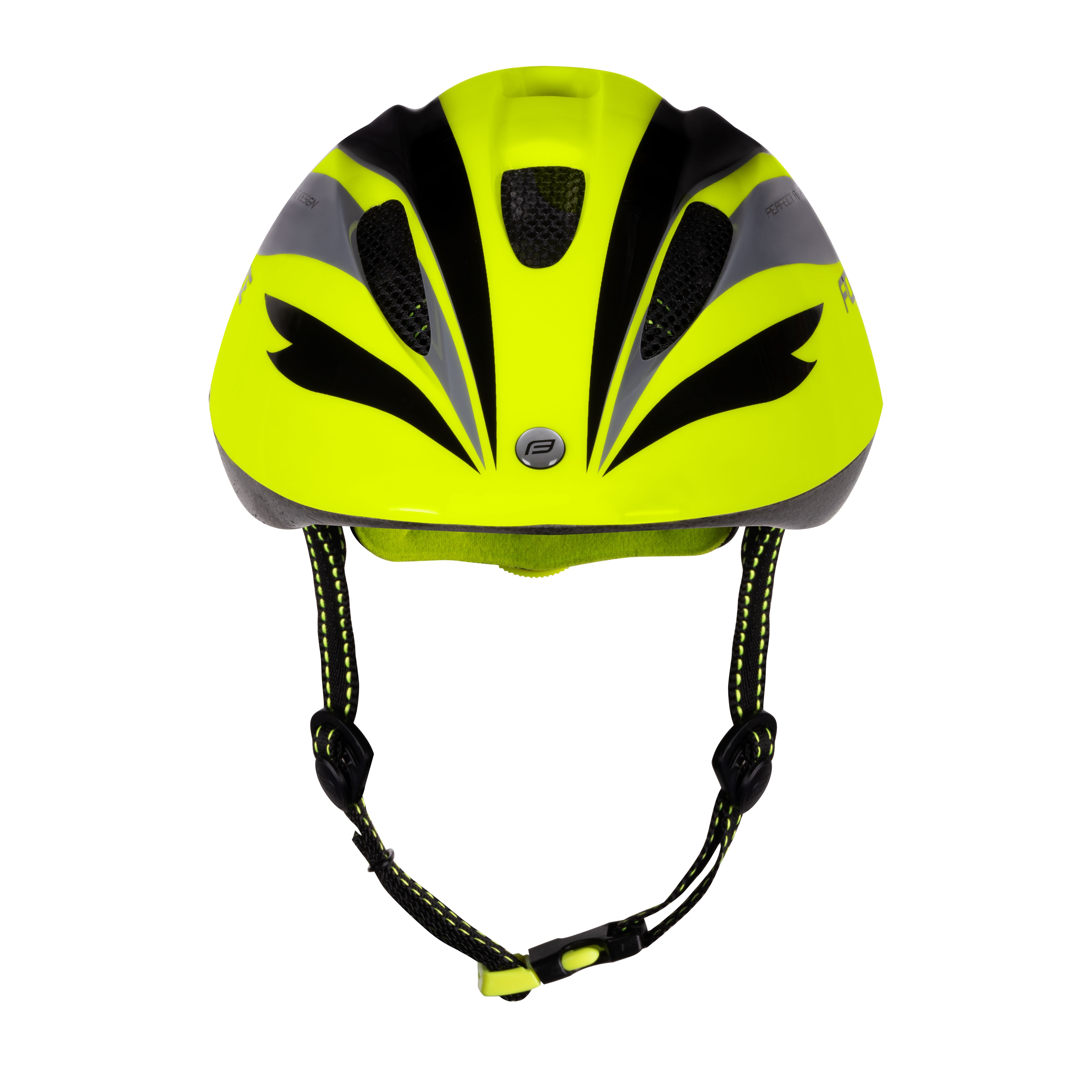 Casca copii Force Fun Stripes Fluo/Negru/Gri S [3]