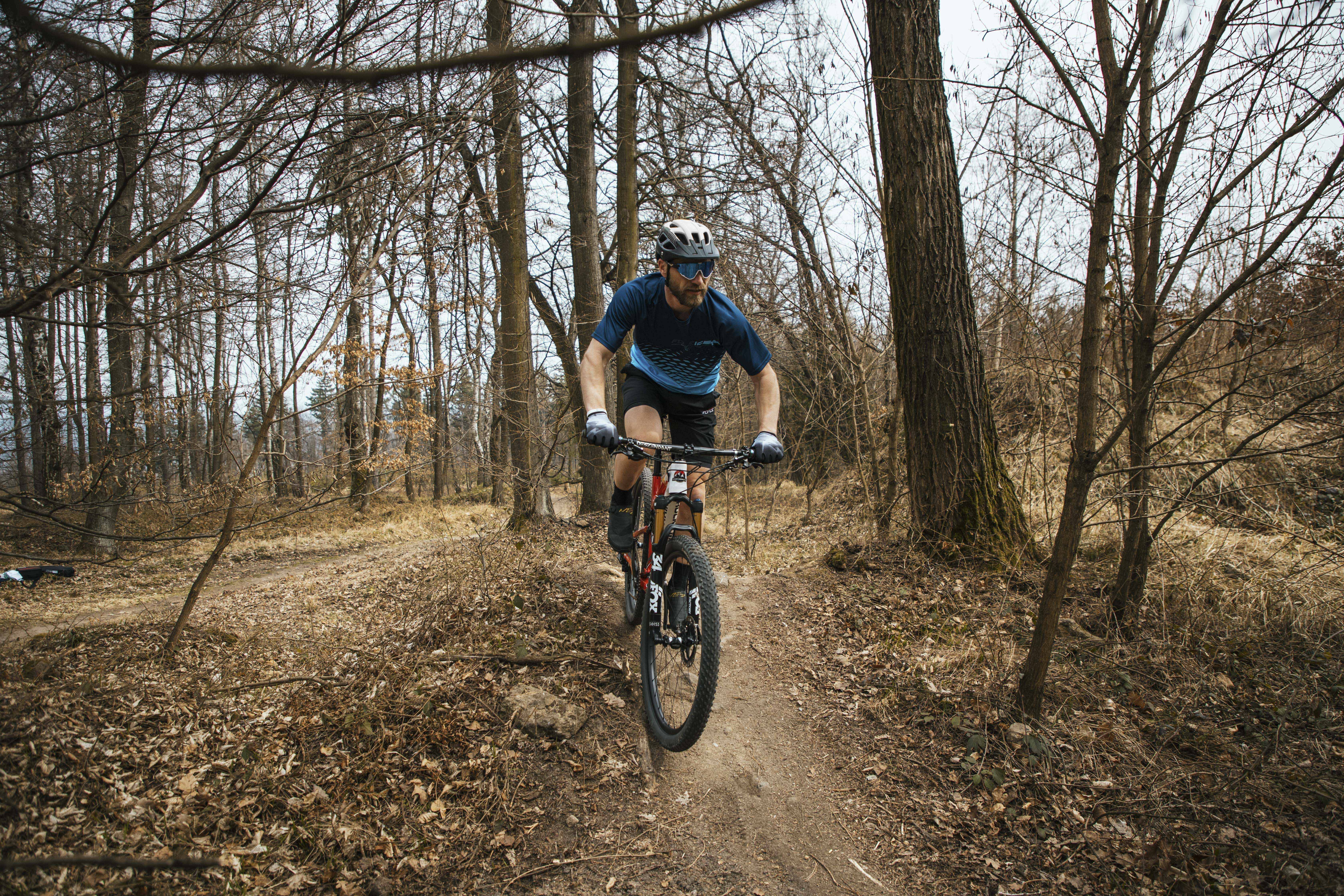 Pantaloni scurti Force Blade MTB, lenjerie cu bazon, Negru, S [6]