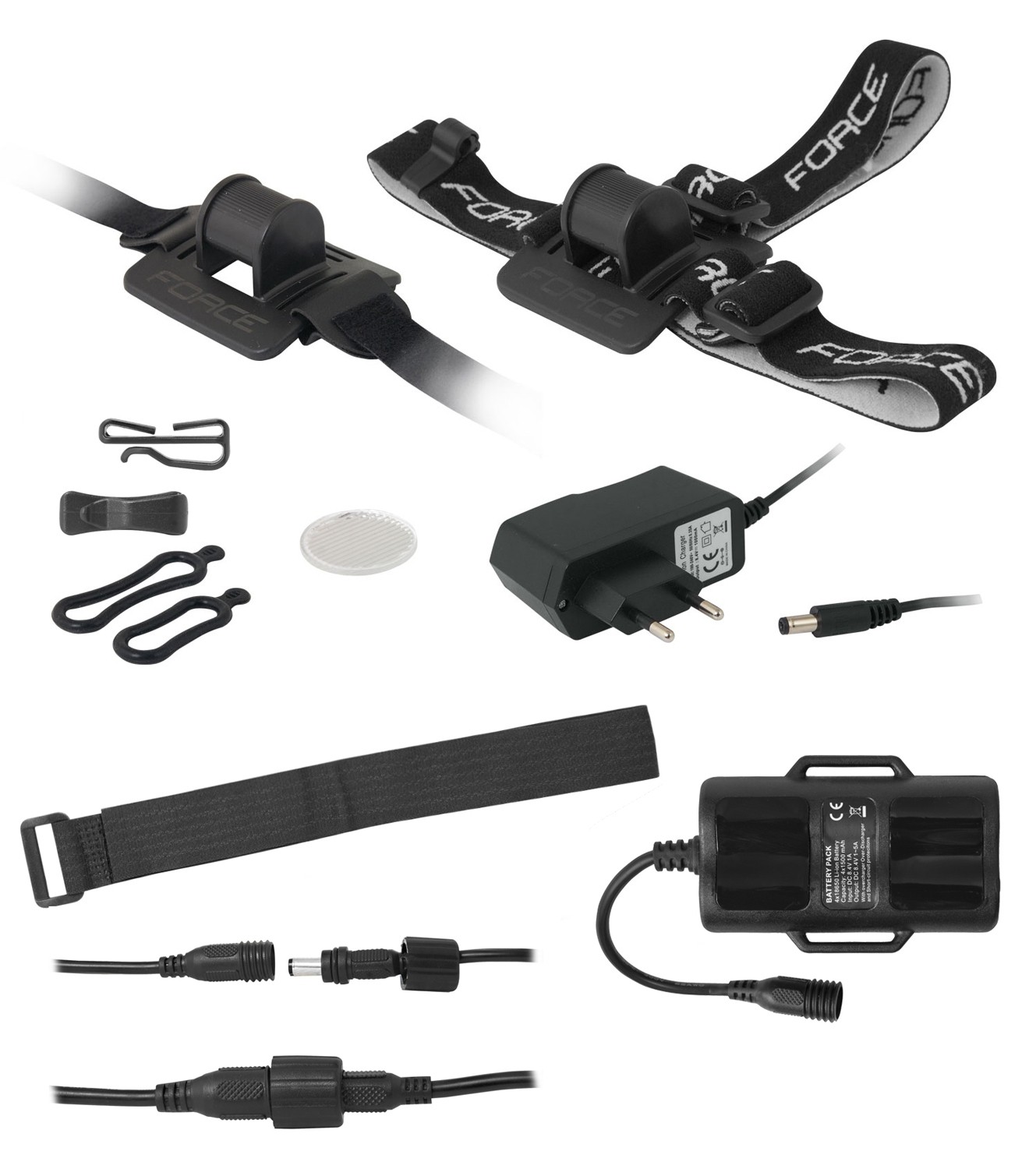 Lumina fata cu acumulator extern Force Glow-2 1000L Cree Led negru [2]