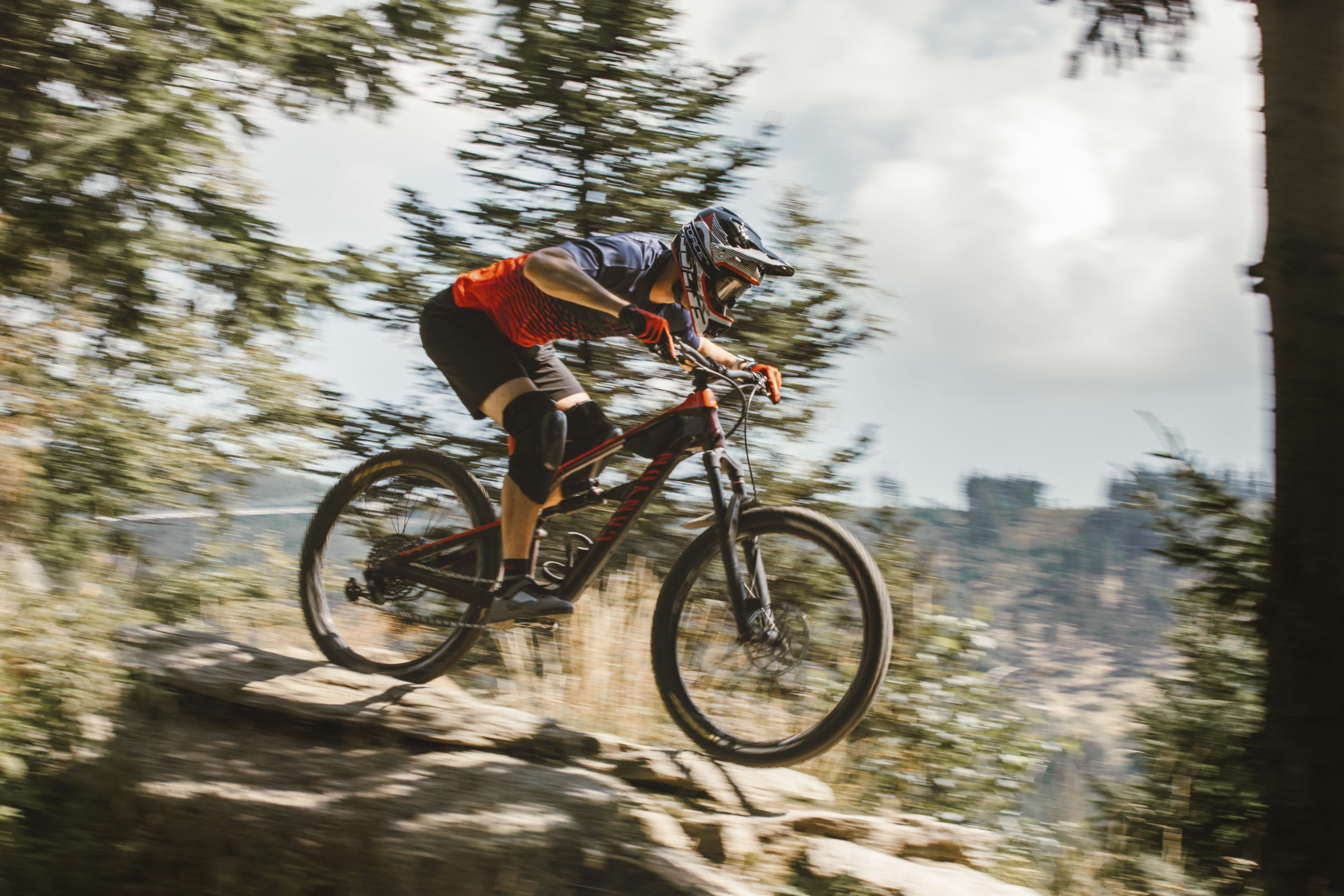 Casca Force Tiger downhill negru/rosu/alb L/XL [6]