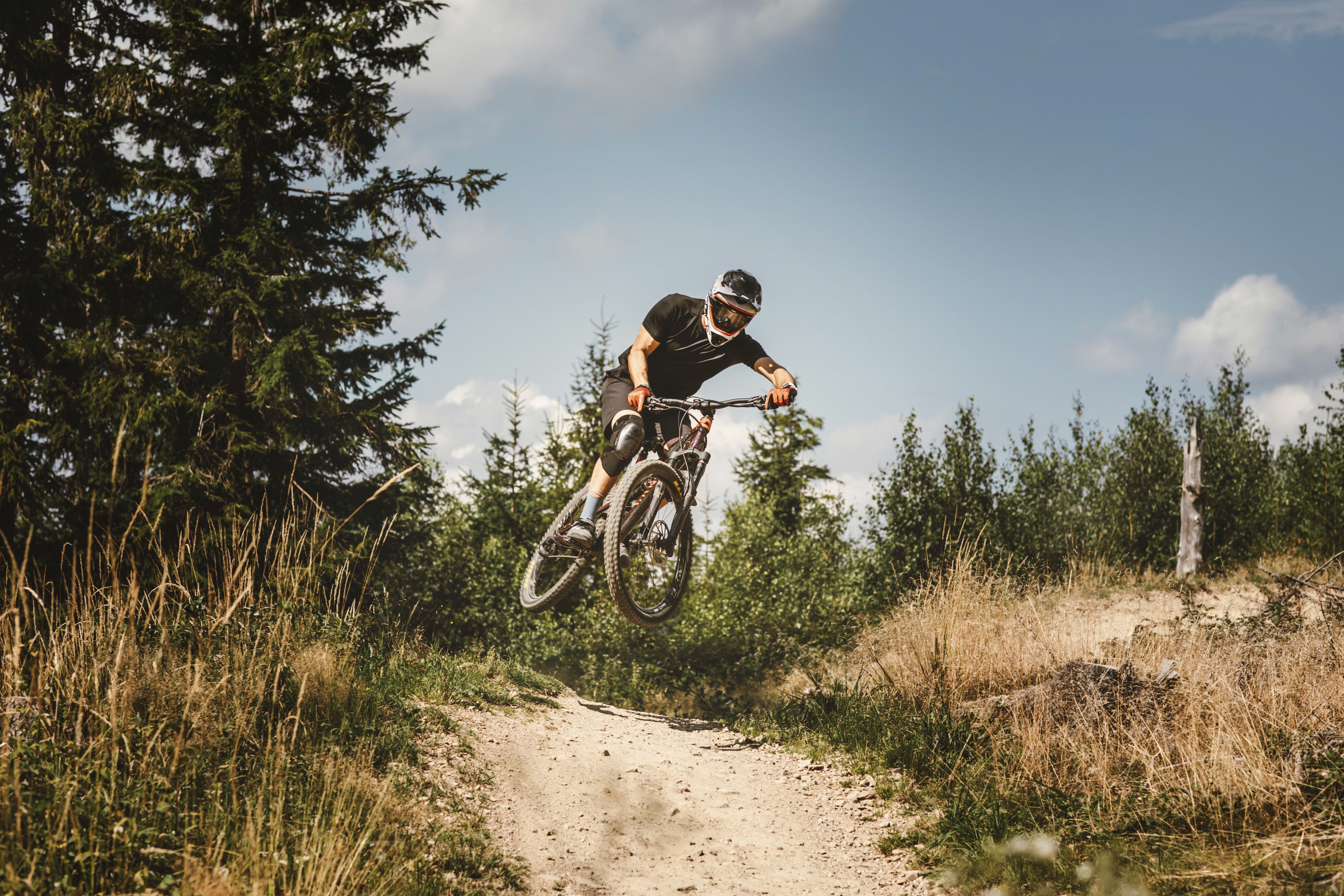 Casca Force Tiger downhill negru/rosu/alb L/XL [8]