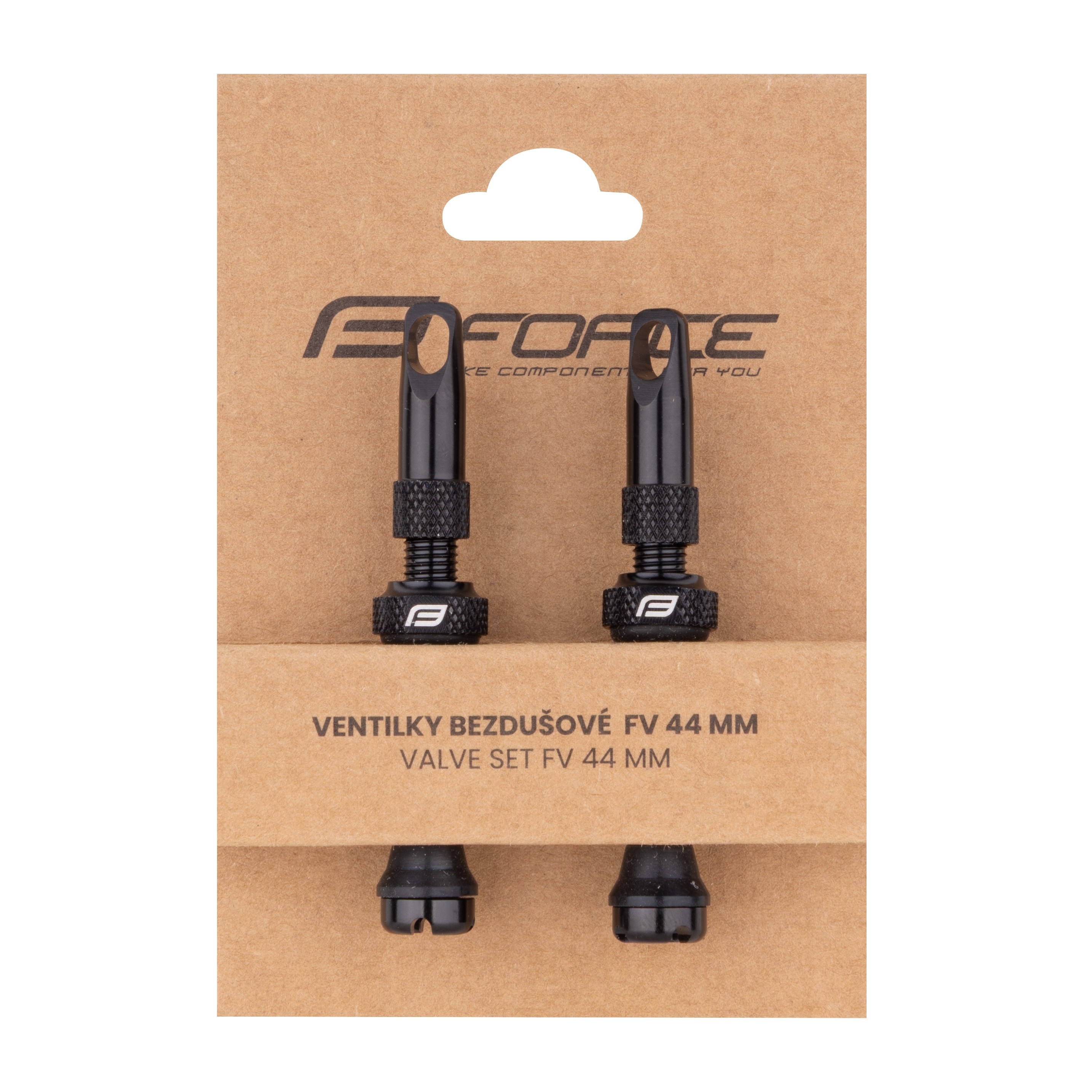 Set Valve Tubeless Force 2xFv 44mm Negre [2]
